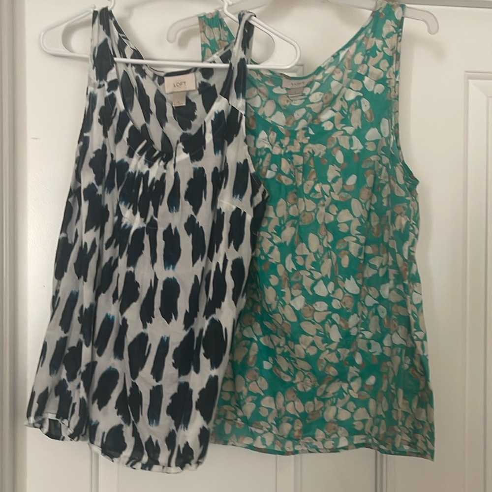 2 Sz Large Ann Taylor Tops EUC